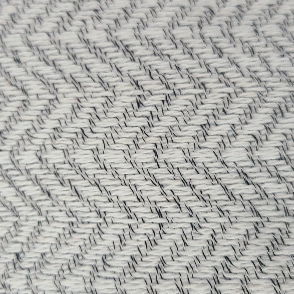 Sonoma Feather Accent Throw Pillow. 20 x 20.  NWT.  Gray/White/ Black - Picture 3 of 4